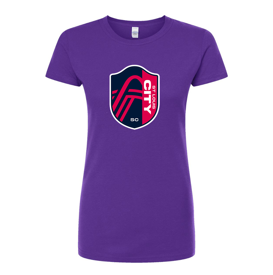 Women’s St. Louis City Soccer  Round Neck T-Shirt